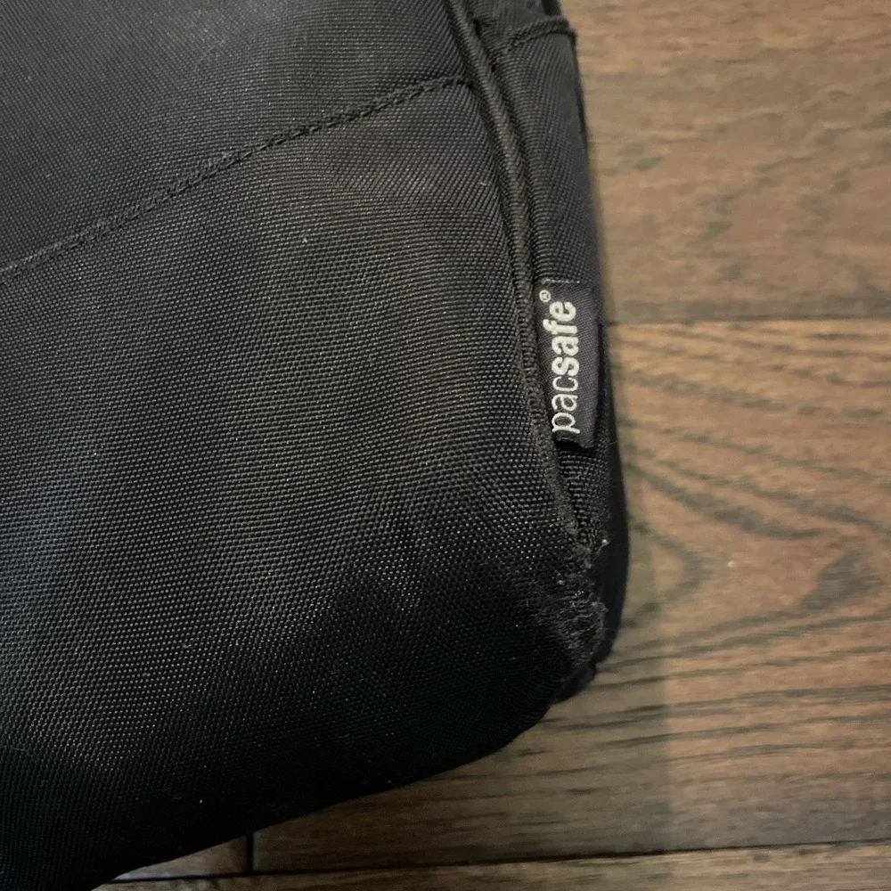 Pacsafe Black‎ Shoulder Crossbody Bag Black Anti-Theft